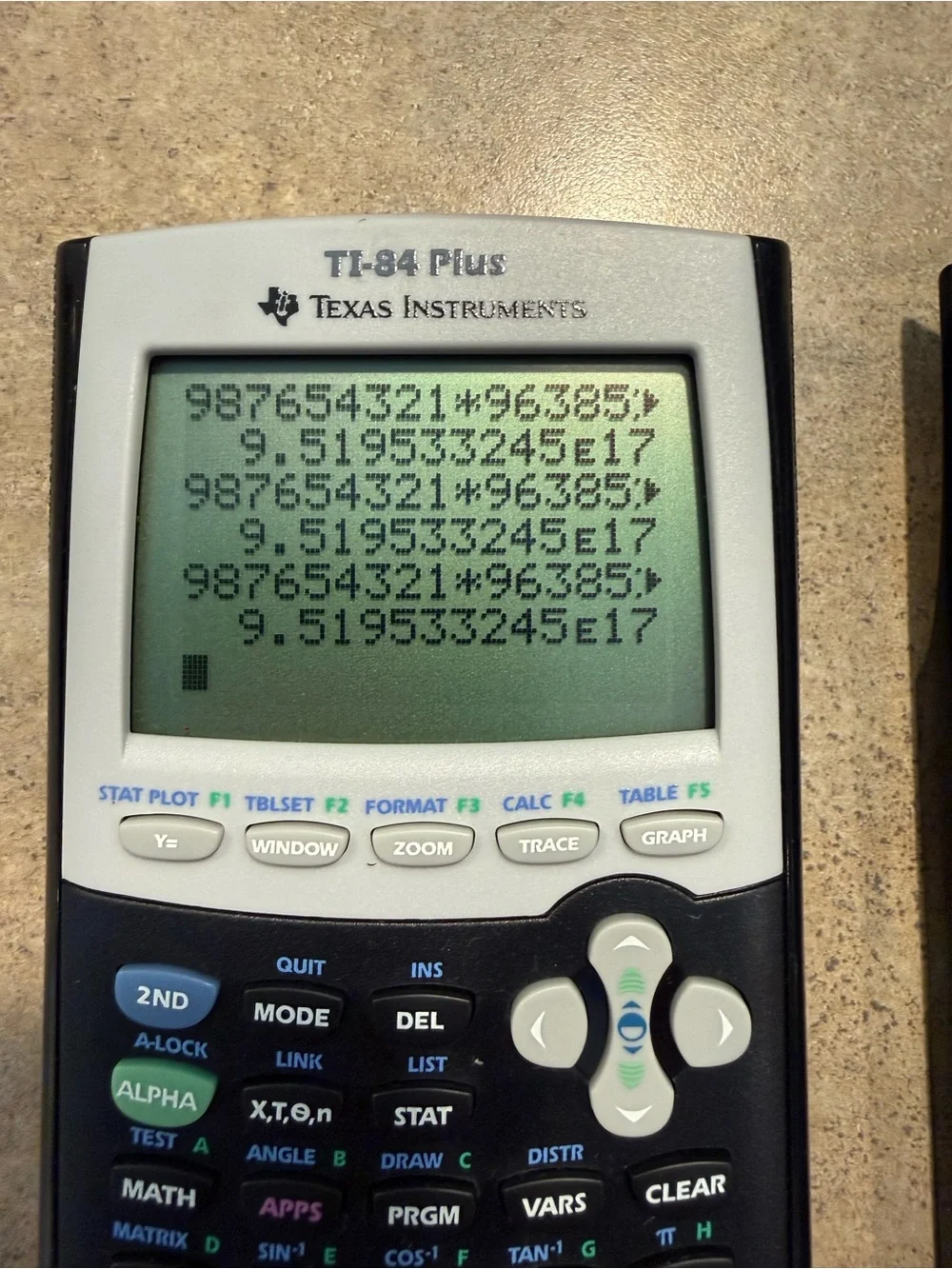 Texas Instruments TI-84 Plus Graphing Calculator with Case - Tested - Picture 2 of 7